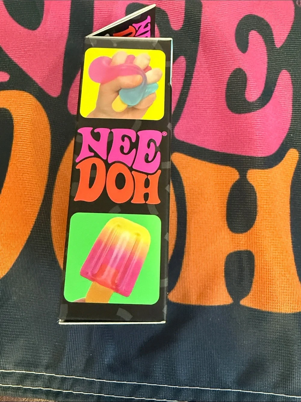 Needoh Nice-Sicle Sensory Popsicle Toy - Purple & Yellow